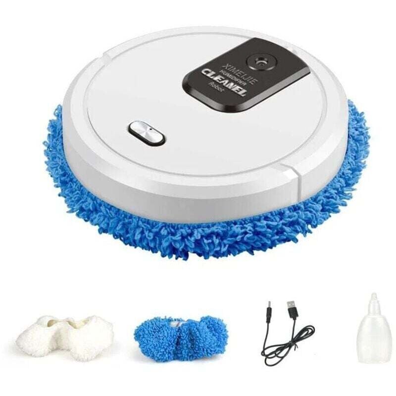 Intelligenter Roboter, automatischer Wischboden, Fernbedienung, Kehren, Staubreinigung, Geräte, Staubsauger, Roboter, B, Weiß/