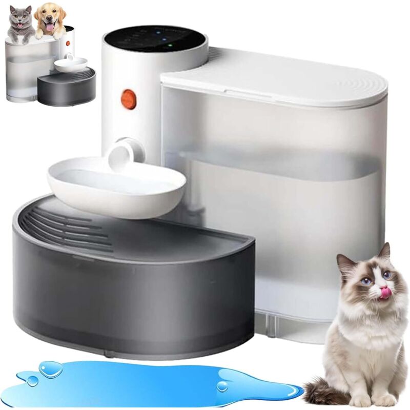 Intelligenter Trinkbrunnen für Haustiere, intelligenter Trinkbrunnen für Haustiere ohne Filter, automatischer Wasserspender für Haustiere,