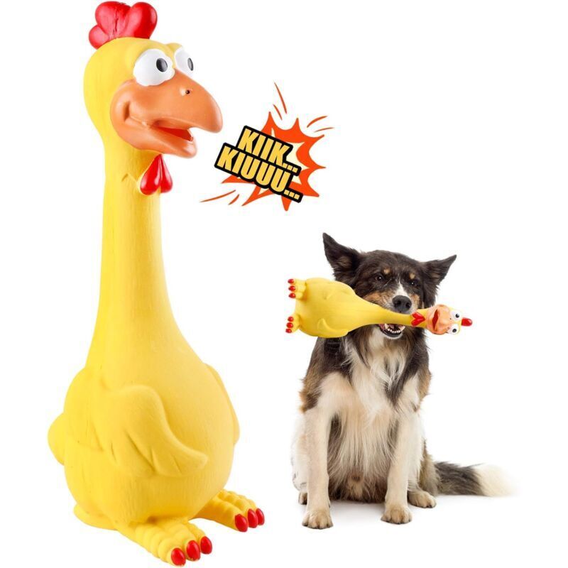 Interaktives Hundespielzeug, quietschendes Kauspielzeug, Hundezubehör, Weihnachtsgeschenk für große Welpen