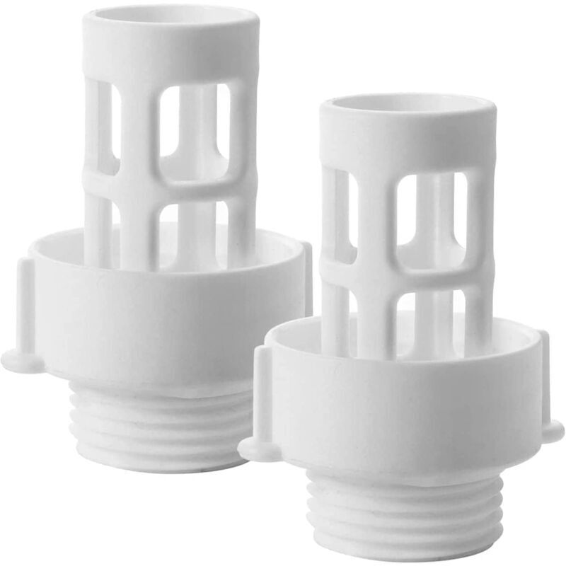 Intex 10184 Gartenschlauch-Ablassschraube, Ersatzanschluss, 2er-Pack für runden Intex-Poolschlauchadapter. mumu