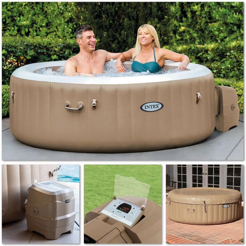 Intex - Whirlpool 'Pure Spa Bubble Massage', ø 216 x 71 cm