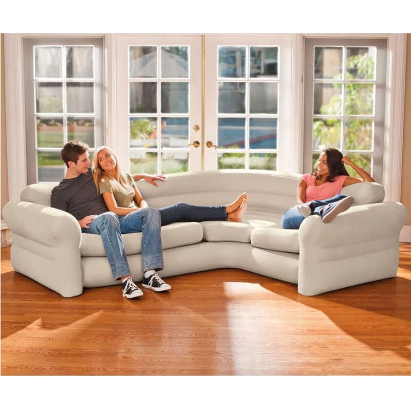 Intex - Eckcouch Sofa 257 x 203 x 76 cm Lounge 168575NP