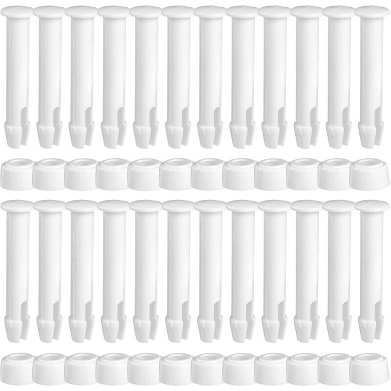 KZQ - Intex Pool-Set mit 24 Stiften für Frame Pool und Rundpool, 5,5 cm