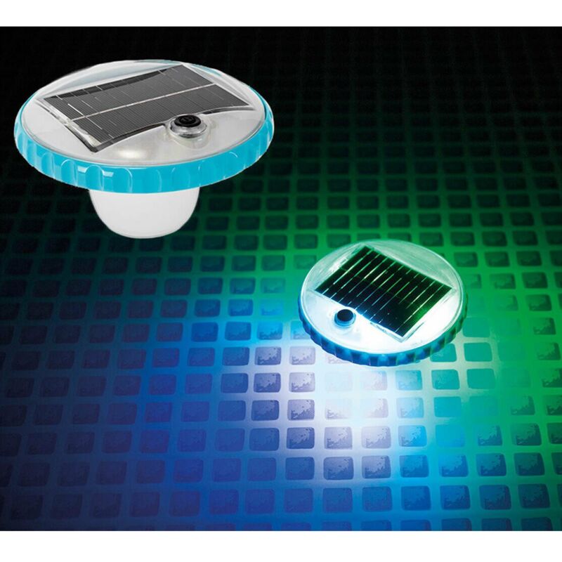 Solarbetriebene LED-Pool-Lampe Intex