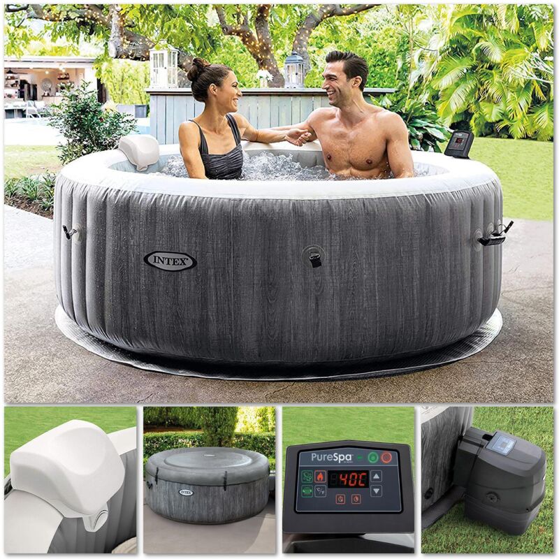 Intex - Whirlpool 196 x 71 cm PureSpa max. 4 Personen