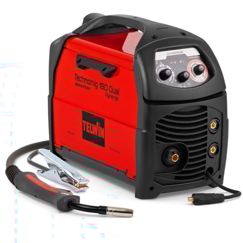 Inverter Multiprozess-Schweißgerät Technomig 180 Dual Synergic - 230V - telwin - 816075