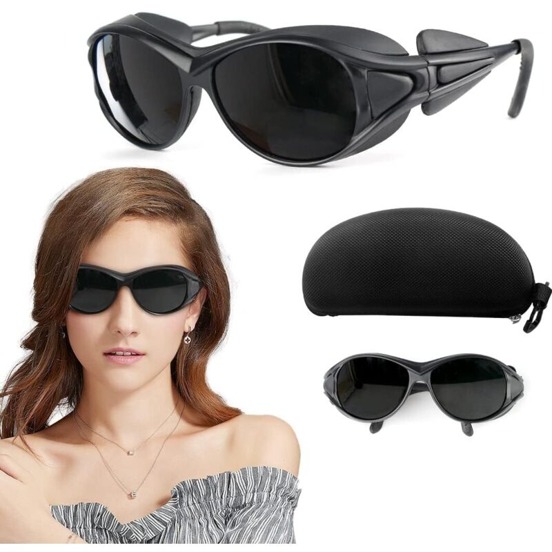 IPL-Laserschutzbrille (200–2000 nm) für HPL/IPL-Haarentfernung, Brille mit UV-C-Schutz für IPL-Haarentfernungsgeräte, Schutzbrille für Anwender in