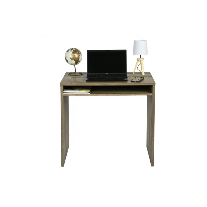 Schreibtisch, Computertisch, Arbeitsplatz, Computertisch, Geräumiges Regal, Design & Moderne, Büro, Schlafzimmer, Wohnzimmer - Desk - WDK-800