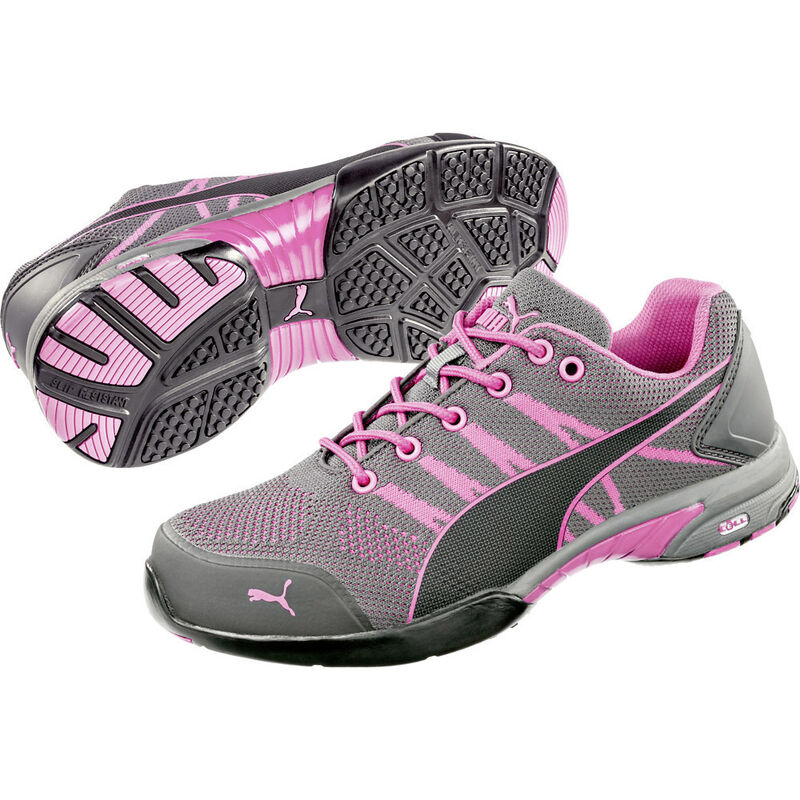 Puma Safety Shoes - puma Celerity Knit Pink 642910-35 Sicherheitsschuh S1 Schuhgröße (eu): 35 Grau, Pink 1 St.