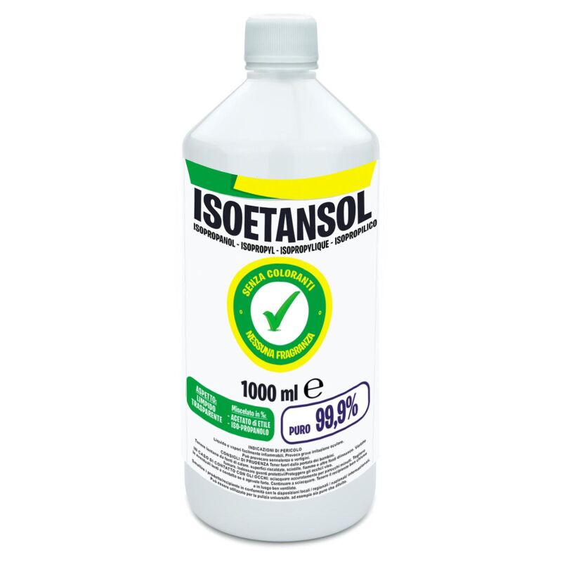 ISOETANSOL 100AE reiner Alkohol 99,9% ISOPROPIL DENATURAT Reinigungsgemisch, 1 Liter...