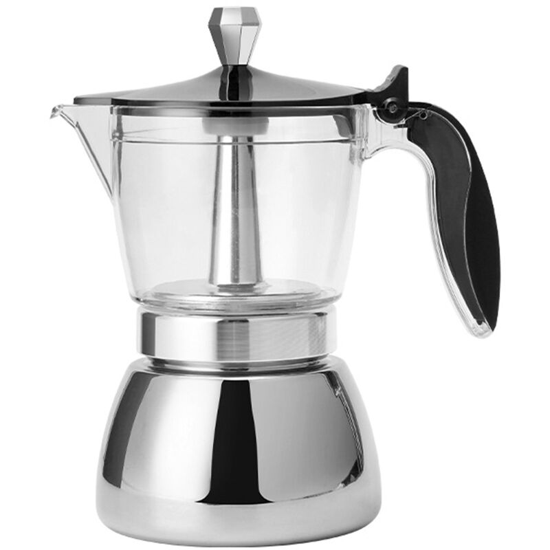 Italienische Moka-Kaffeemaschine, 4-Tassen-Perkolator-Kaffeemaschine – Premium-Qualitäts-Moka-Kaffeemaschine