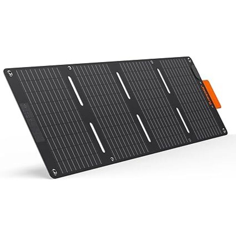 Jackery SolarSaga 40 Mini-Solarmodul, tragbare Solarmodule mit USB-C & USB-A Ports, faltbares Solar-Ladegerät in Buchgröße für Telefone, kompatibel