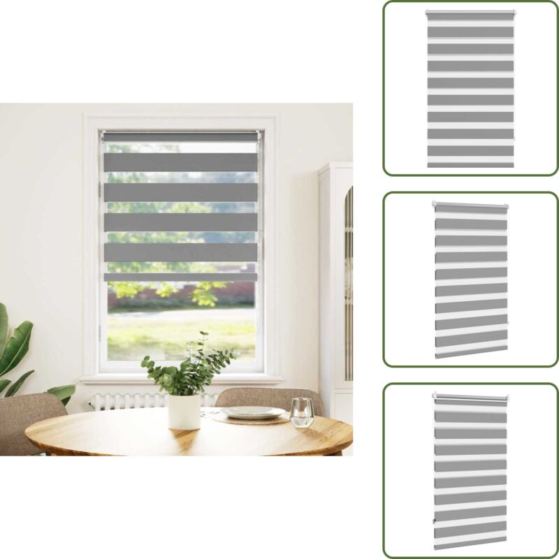 Doppelrollo 90 x 150 cm - Fensterdeko - Rollladen - Doppelrollo - Tageslichtmanagement - Sonnenschutz