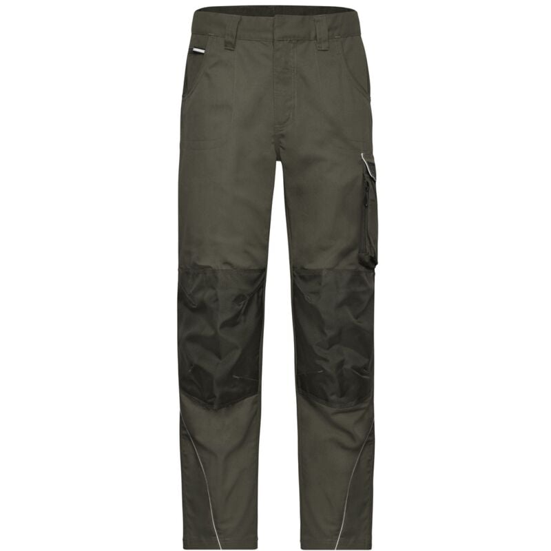 Arbeitshose JN878 Gr. 60 olive - James&nicholson