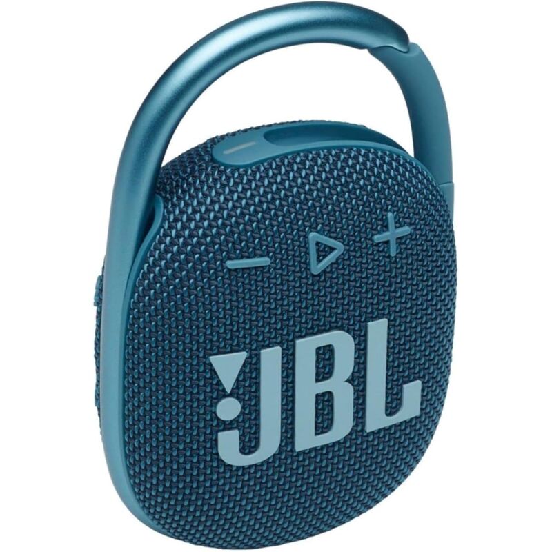 JBL Clip 4 Mini Tragbarer Bluetooth-Lautsprecher, Satter Sound und kraftvoller Bass, Integrierter Karabinerhaken, IP67 wasser- und staubdicht, 10