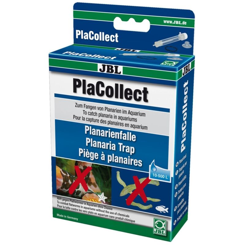 Aquaristik PlaCollect Planarienfalle für Plattwürmer weiß/transparent Keine Angabe - JBL