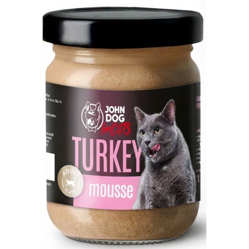 JD für Katzen Ausgewachsene Katzen Nassfutter-Mousse 100 g – Putenmousse 100 g
