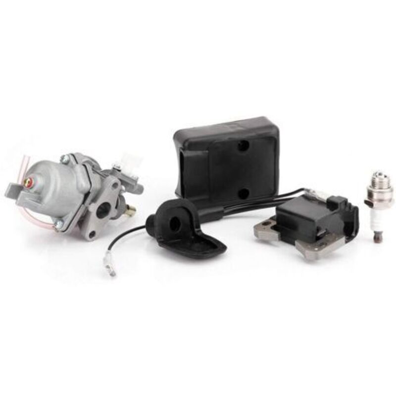 Jeffergarden - Fahrradzubehör Vergaser Zündspule Luftfilter Zündkerze für 47CC 49CC Mini Pocket Bike