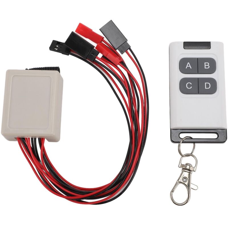 Jeffergarden RC Model Car Winch Controller Universal Climbing 4 Kanal Licht Fernbedienung für 1/10 Crawler -Fahrzeuge