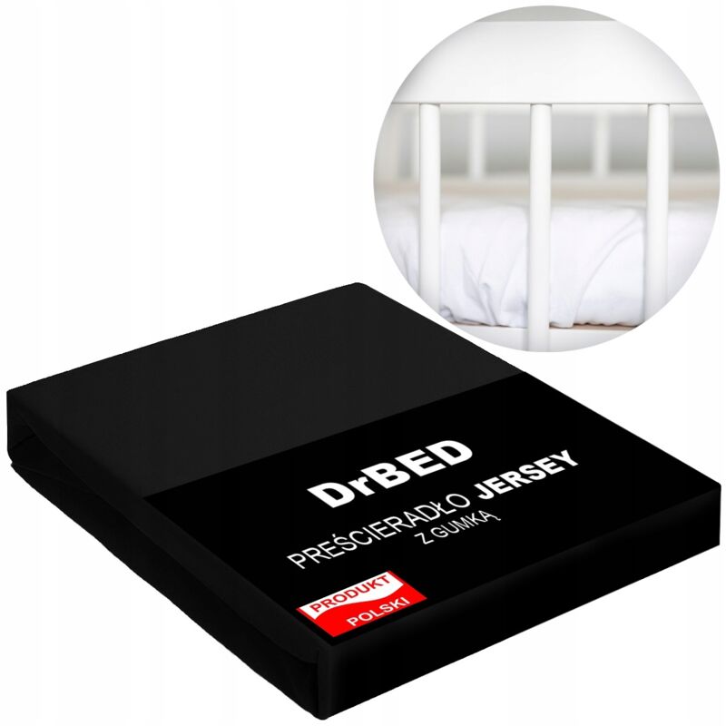 Jersey-Bettlaken 120x60 mit Gummizug, ATMUNGSAKTIV, Weich, Polnisch