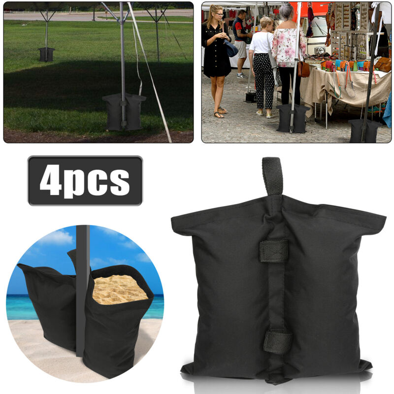 Jiubiaz 4pcs Pavillon Sandsäcke – Zelt Standfuß Gewichte zur Beschwerung von Pavillon- und Zeltfüßen