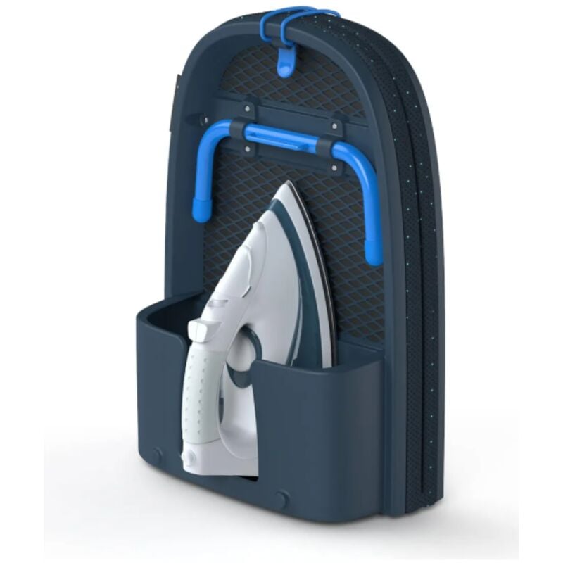 Joseph Joseph Pocket Plus™ Faltbares Bügelbrett mit hochwertigem Bezug, blau (50010)