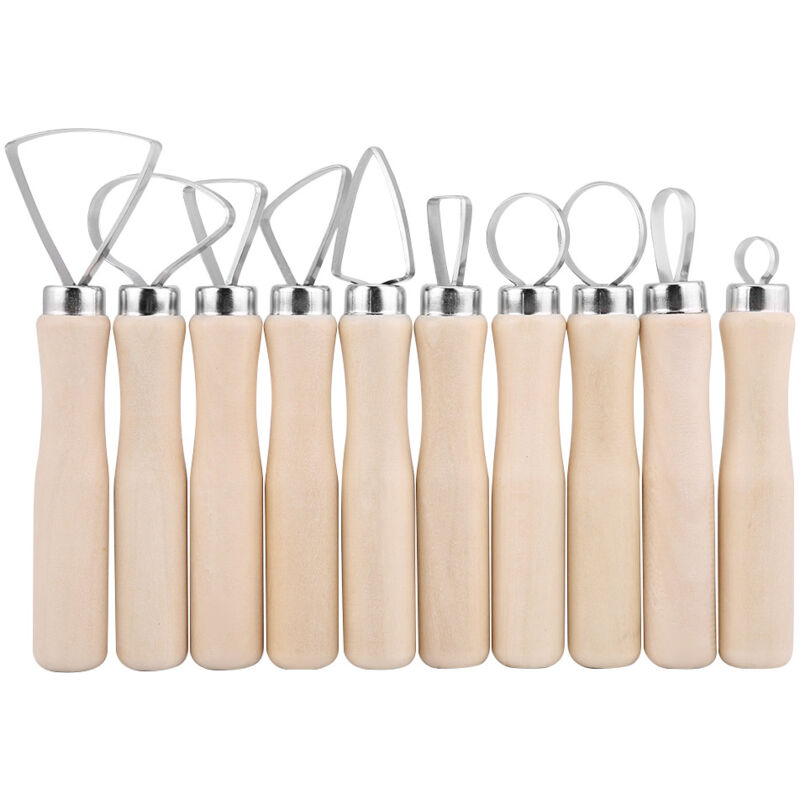JR2-10/ 10 Stück diy Wachs Schnitzen Keramik Former Werkzeuge Ton Skulptur Werkzeuge Set Zubehr