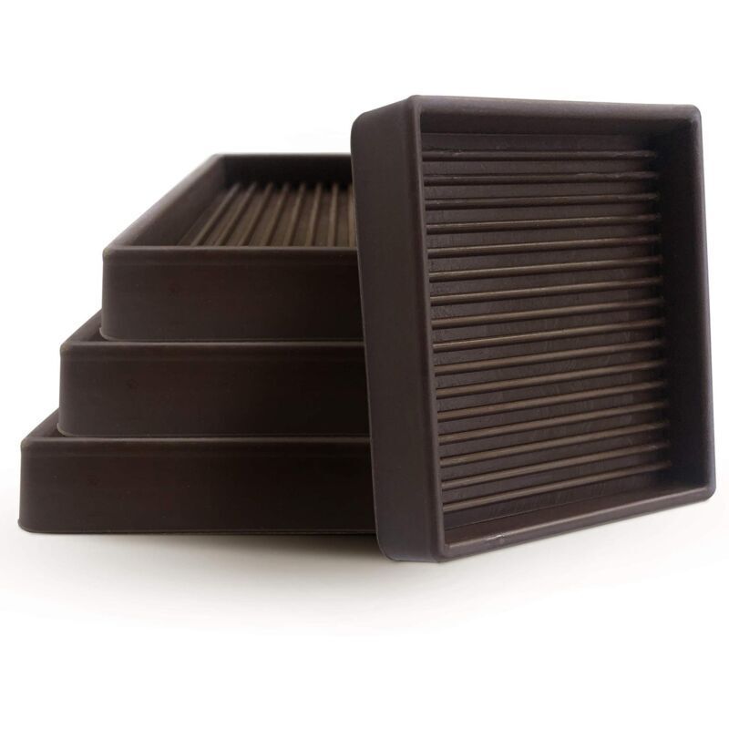 Set mit 8 rutschfesten Untersetzern für 7,6 cm Möbel, Gummifüße, Bodenschoner für Möbel, Betten, Sofas