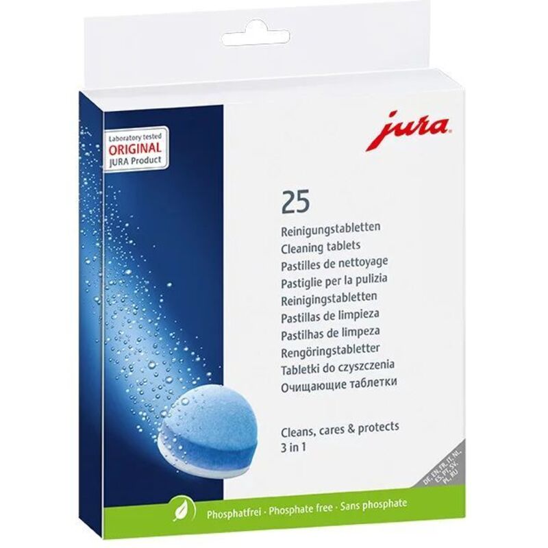 Jura - Reinigungstablette 3-Phasen Kaffeevollautomaten 25 St./Pack.