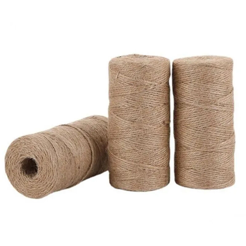 Juteschnur – 3 Rollen – Weihnachtsdekoration – DIY-Garten – 2 mm x 100 Meter