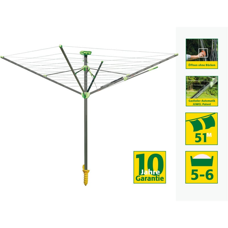 Wäschespinne novaplus Evolution Lift Wäschetrockner Wäscheständer - Juwel