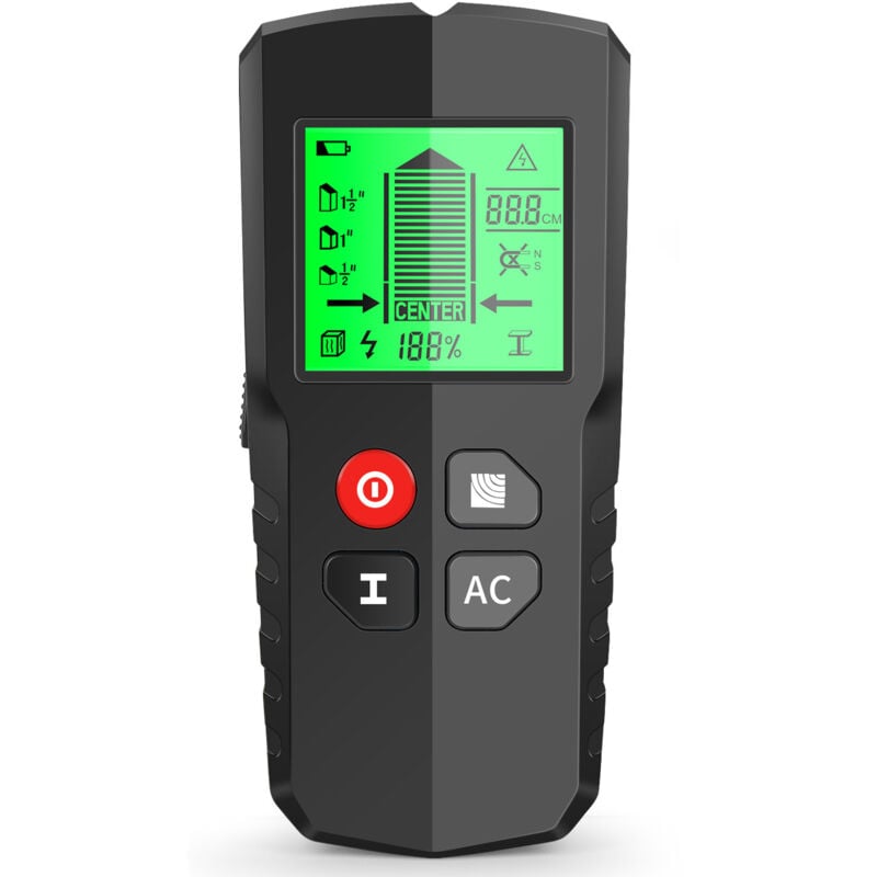 Jalleria - Kabelfinder Wand Kabelsucher Leitungsdetektor Leitungsdetektor Detektor Wanddetektor Messgerät Wandscanner Detektor Wand Metalldetektor