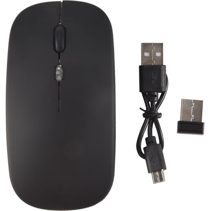 Tlily - Kabellose Maus Bluetooth 5.1 Wiederaufladbare led Stille Maus usb Optisch Ergonomisches Gaming 2.4G Kabellos Backlite