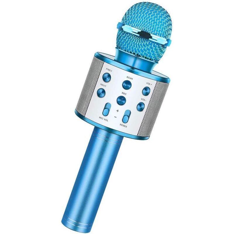 Kabelloses Bluetooth-Karaoke-Mikrofon mit Lautsprecher (3-in-1) – ideal für Kinder, als Geburtstags- oder Partygeschenk