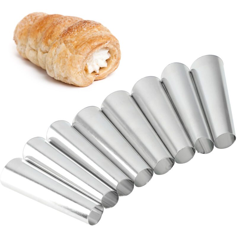 Backformen zur Sahne Röhrchen, 9 cm, 8 Stück - Kadax