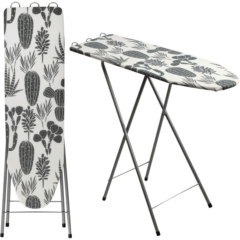 Höhenverstellbarer Bügelbrett aus Stahl, 100x30cm Bügeltisch - Kadax