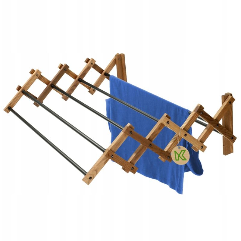 Kadax - Wäscheständer, klappbar – ausziehbarer Standwäschetrockner – Ziehharmonika-Wäscheständer – fal