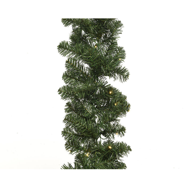 Kaemingk künstliche Tannengirlande grün 50 LED Weihnachtsdeko