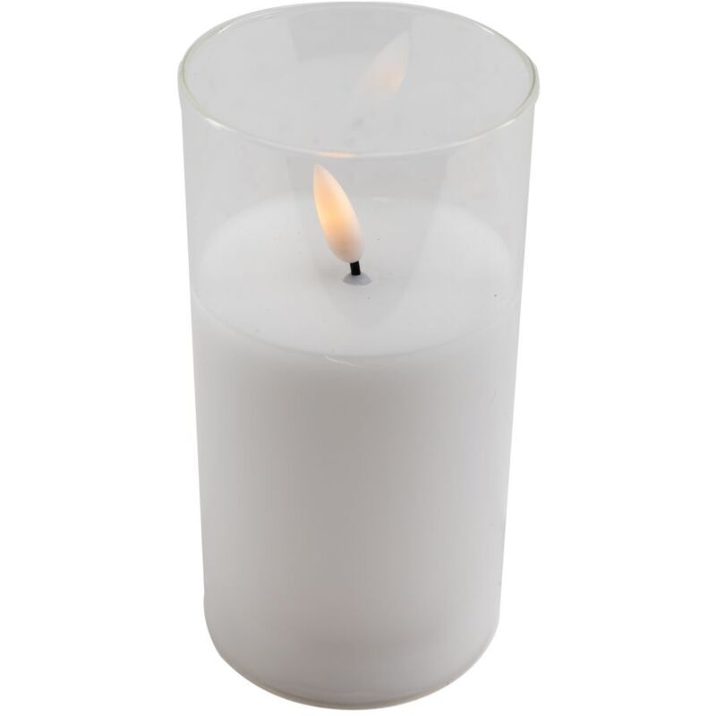 Kaemingk LED Kerze Wachs Indoor 15 cm klar Kerze