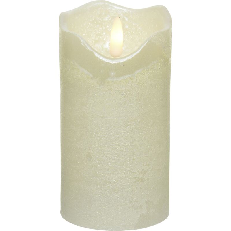 Kaemingk LED Kerze Wachs perle 7 x 13 cm Kerze