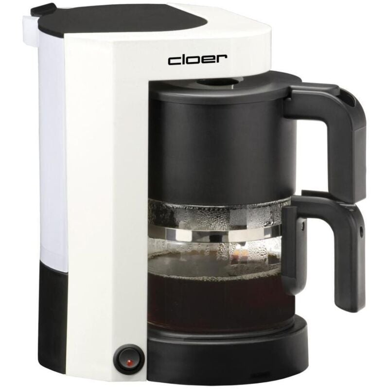 Filterkaffeeautomat 5981 Weiss-Schwarz - Cloer