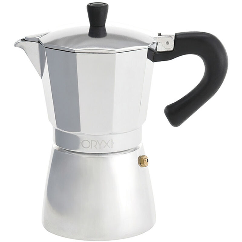 Cafetera Inducción Aluminio 6 Tazas (300 Ml.)