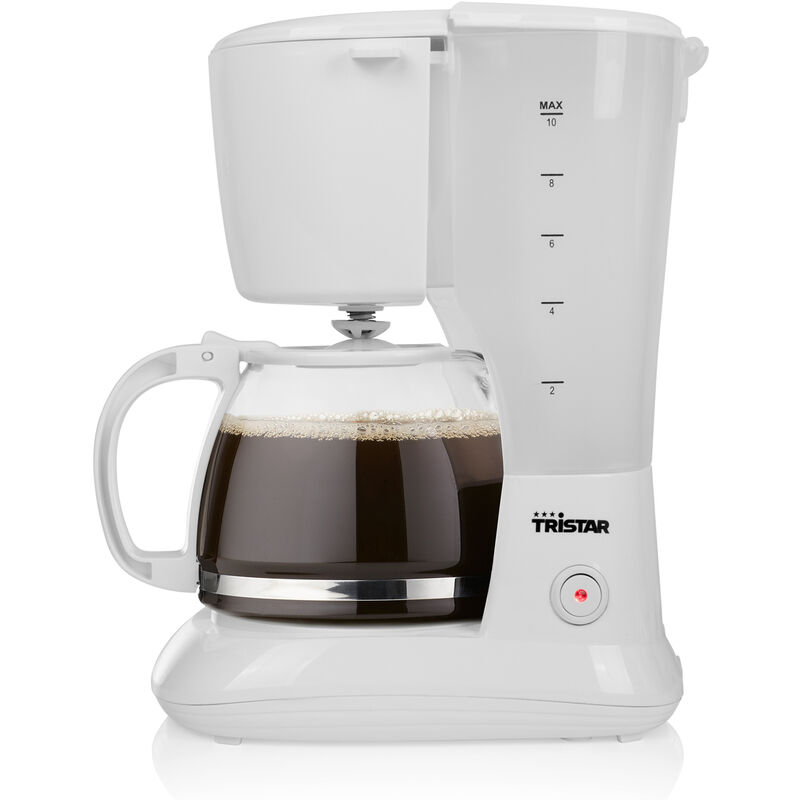 Tristar - Filterkaffeemaschine CM-1252 bis 12 Tassen, 1,25 l Fassungsvermögen, weiß