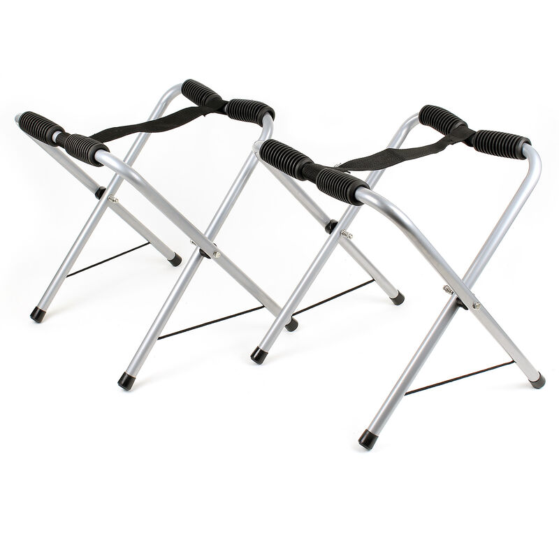 Kajak Lagergestell Set aus Aluminium, klappbarer Lagerbock zum Setzen von Kajak, Kanu, sup usw., tragbarer Aufbewahrungsständer - Wiltec