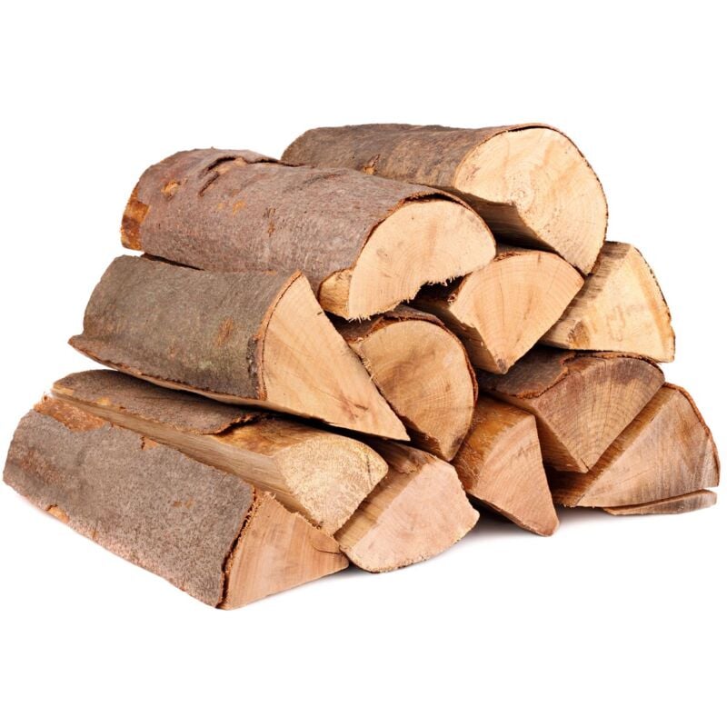 Buri - Kamin Brennholz ca. 7kg im Sack getrocknet 25cm Mischholz Kaminholz Feuerholz