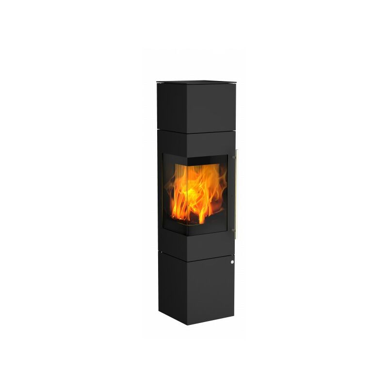 Kaminofen Olsberg ipala smart Compact 5 kW Türanschlag Rechts Ofen Holzofen Kamin Mit Speicheraufsatz + PowerBloc