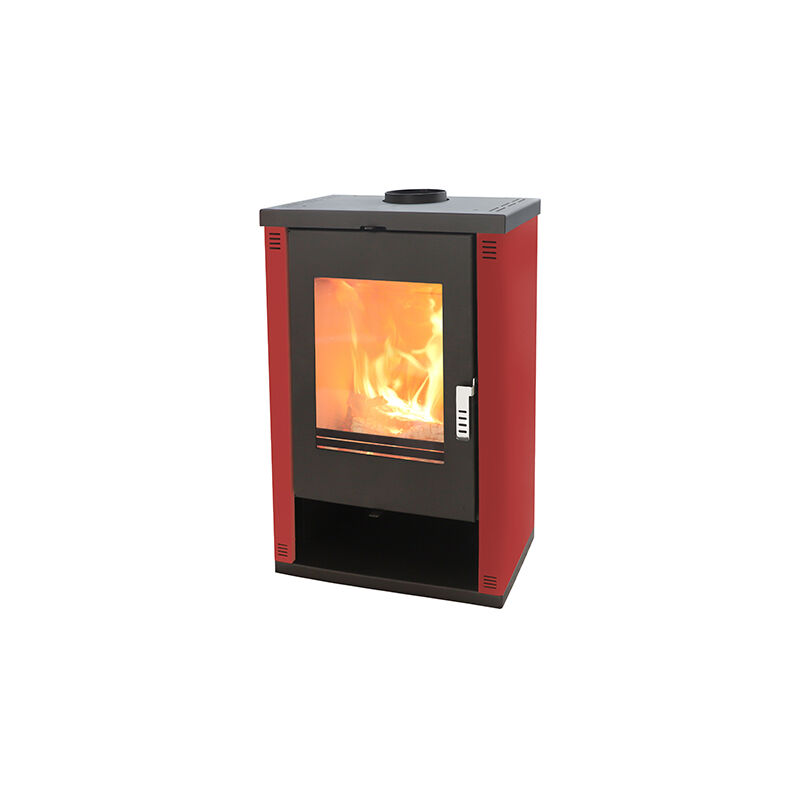 Verso - Kaminofen Theia 9.0 kW Burgundy