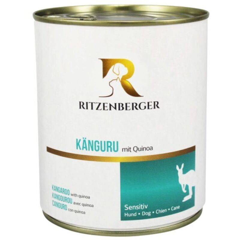 Känguru mit Quinoa 800g Veterinär-Edition Nassfutter für Hunde mit Allergien Ritzenberger Veterinär-Edition