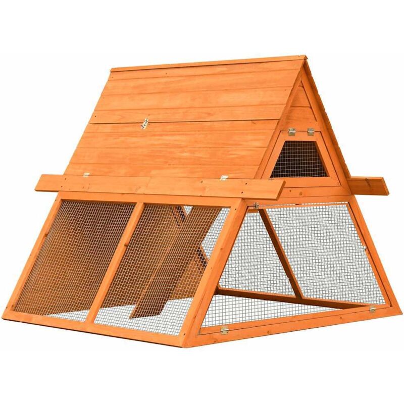 Kaninchenstall Kiefernholz & Tannenholz 152x128x108 cm Vidaxl