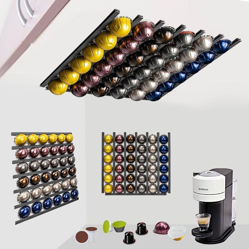 Kapselhalter kompatibel mit Dolce Gusto - Ständer und Organizer für Dolce Gusto Kapseln - Nespresso Kapselspender, Viskose-Ausführung (6er-Packung,